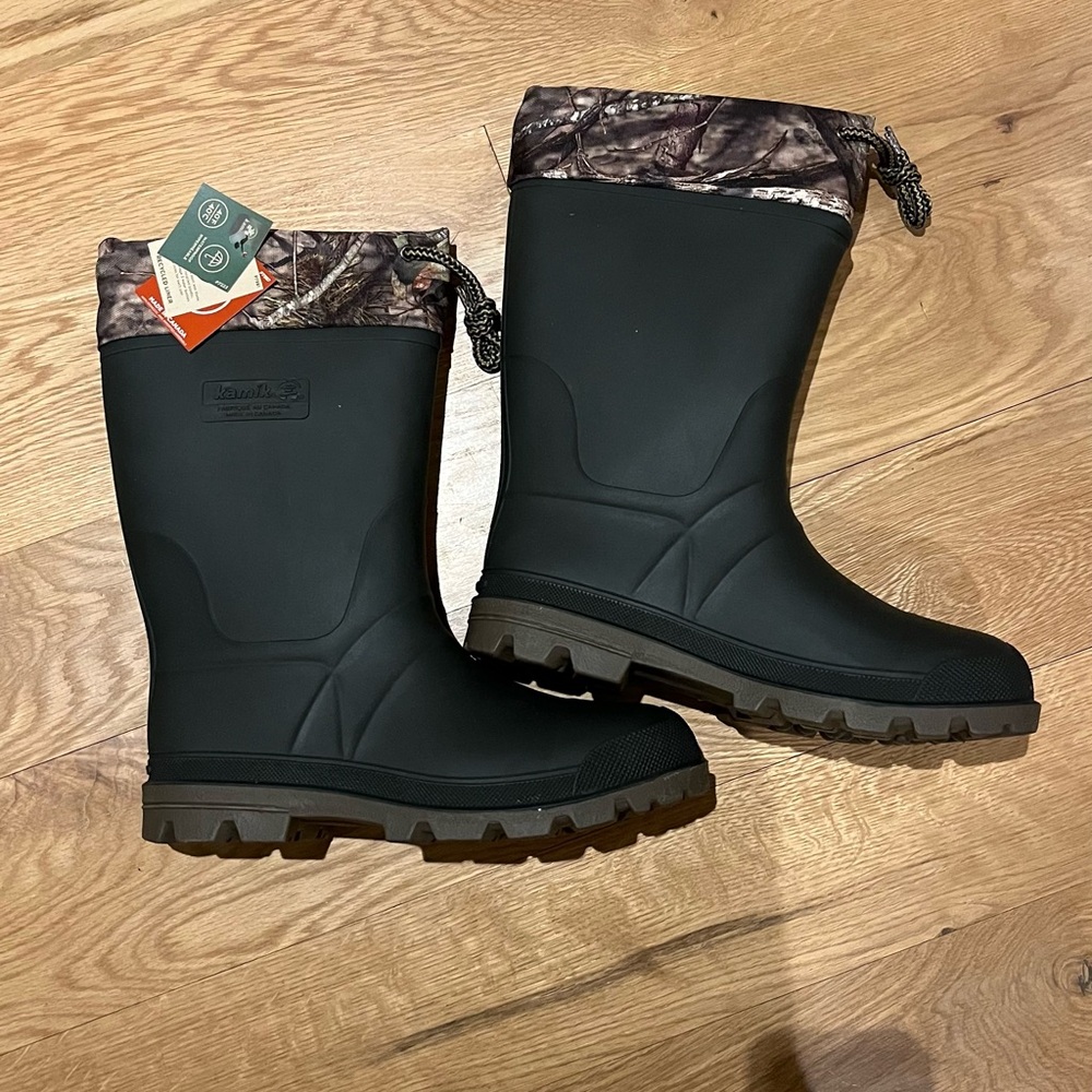 Kamik Icebreaker insulated men’s boots, Camo, size 10